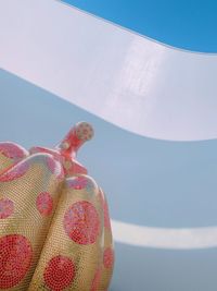 Low angle view of swimming pool against sky