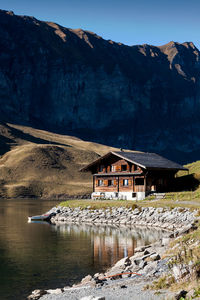 Built structure by the sea