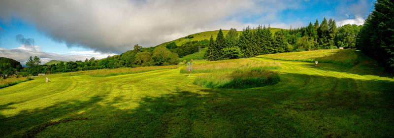 Scenic view of landscape against sky