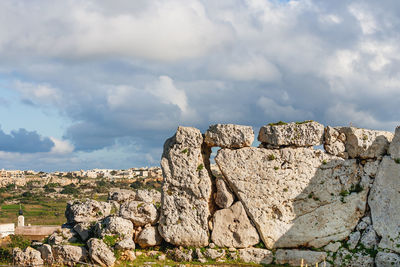 Old ruins against sky