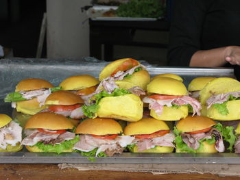 Close-up of hand with vegetables