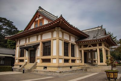 Low angle view of building against sky