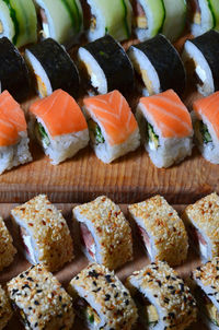 Close-up of sushi