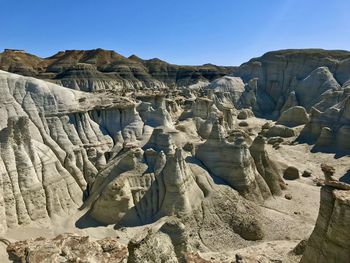 Panoramic view of rock formations