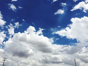 Low angle view of cloudscape