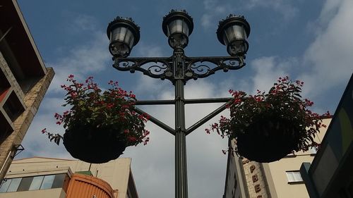 Low angle view of building against sky