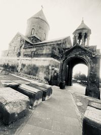 View of old building against sky