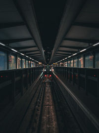 Train at railroad station