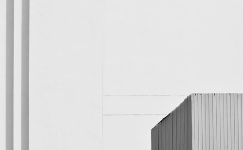 Low angle view of building against clear sky