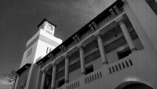 Low angle view of building against sky