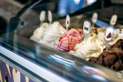 Close-up of food for sale in store