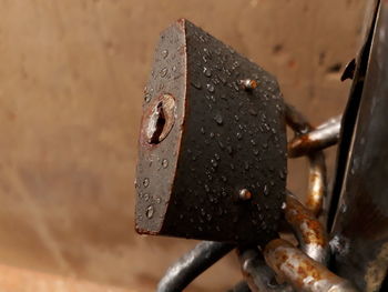 Close-up of rusty metal
