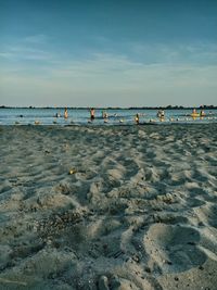 Group of people on beach