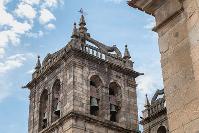 Low angle view of historical building against sky