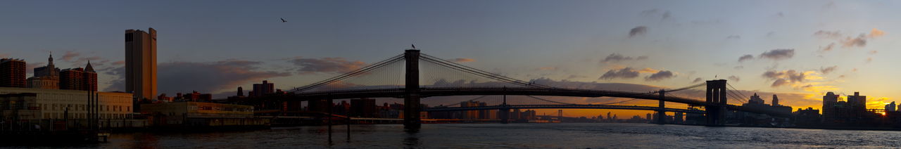 Golden gate bridge over sea against sky