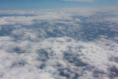 Aerial view of cloudscape