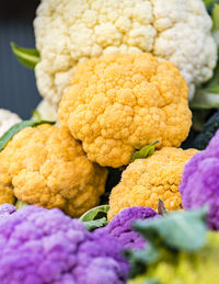 Close-up of purple fruits in market