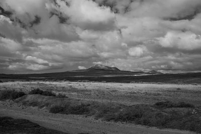 Scenic view of landscape against sky