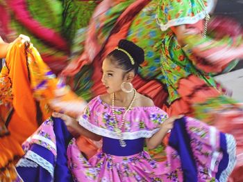 Young woman in traditional clothing