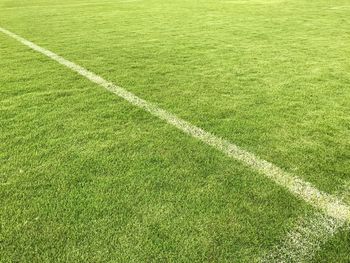 Full frame shot of soccer field