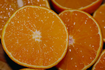 Full frame shoot of orange fruits