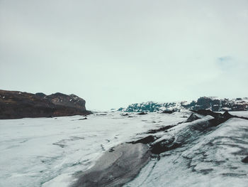 Scenic view of rock formations