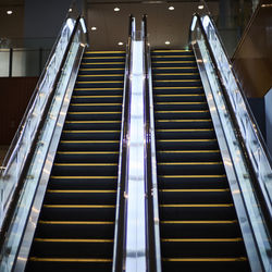 Low angle view of spiral staircase