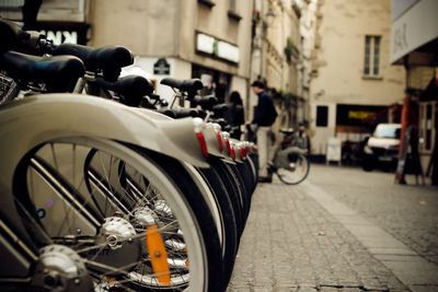Cars parked at parking lot