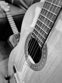 Close-up of guitar