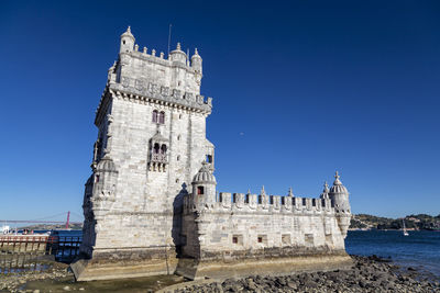 Historic building against blue sky