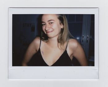 Close-up of beautiful young woman