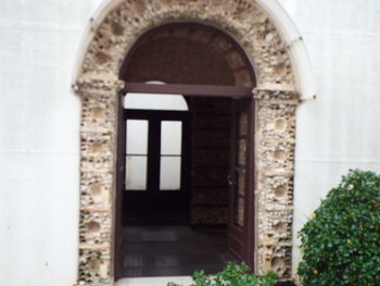 Entrance of old building
