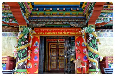 Low angle view of temple