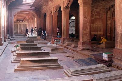 Historical city constructed by mughal emperor akbar in fatehpur sikri, uttar pradesh, india