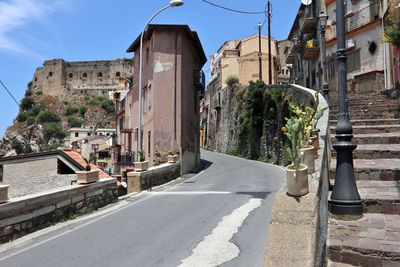 Street amidst buildings in town