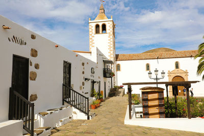 Cactus garden in the small town of betancuria, fuerteventura, canary islands