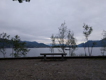 Scenic view of landscape against cloudy sky