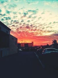 Road at sunset