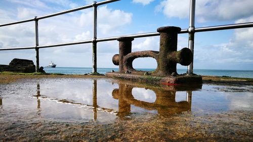 Reflection out to sea
