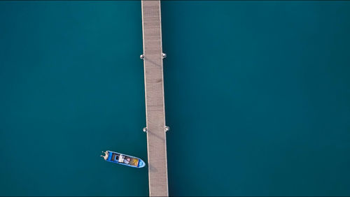 Sailboat against blue sky