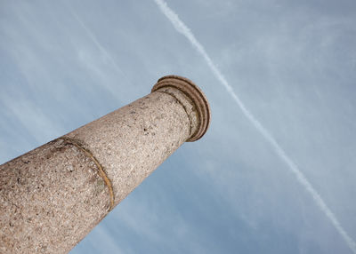 Low angle view of tower against sky