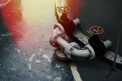 Close-up of metallic chain