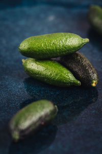 Close-up of bananas on table