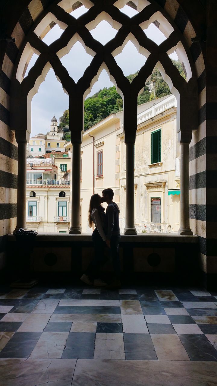 full length, spirituality, arch, sunlight, lifestyles, place of worship, indoors, silhouette, architecture, one person, real people, day, people, men, adults only, adult, only men, social issues, sky, one man only