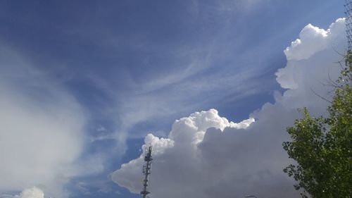 Low angle view of clouds in sky