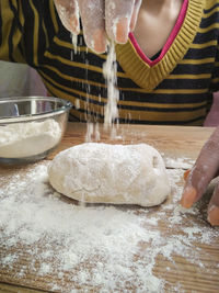 Man preparing food in kitchen