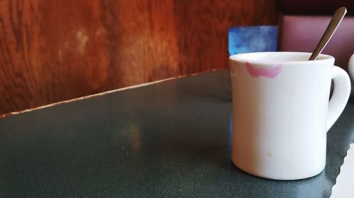 Close-up of coffee on table