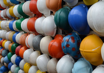 Full frame shot of multi colored balloons