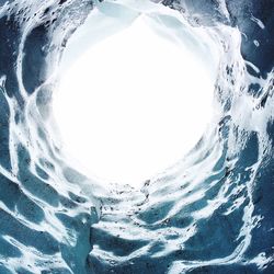 Scenic view of snow covered mountains