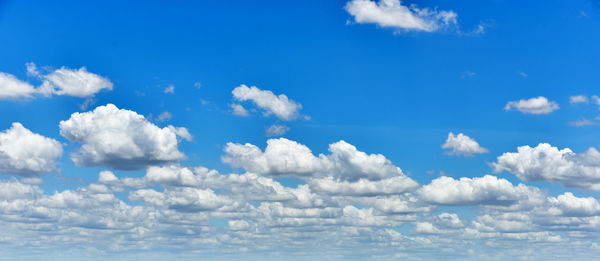 Low angle view of clouds in sky